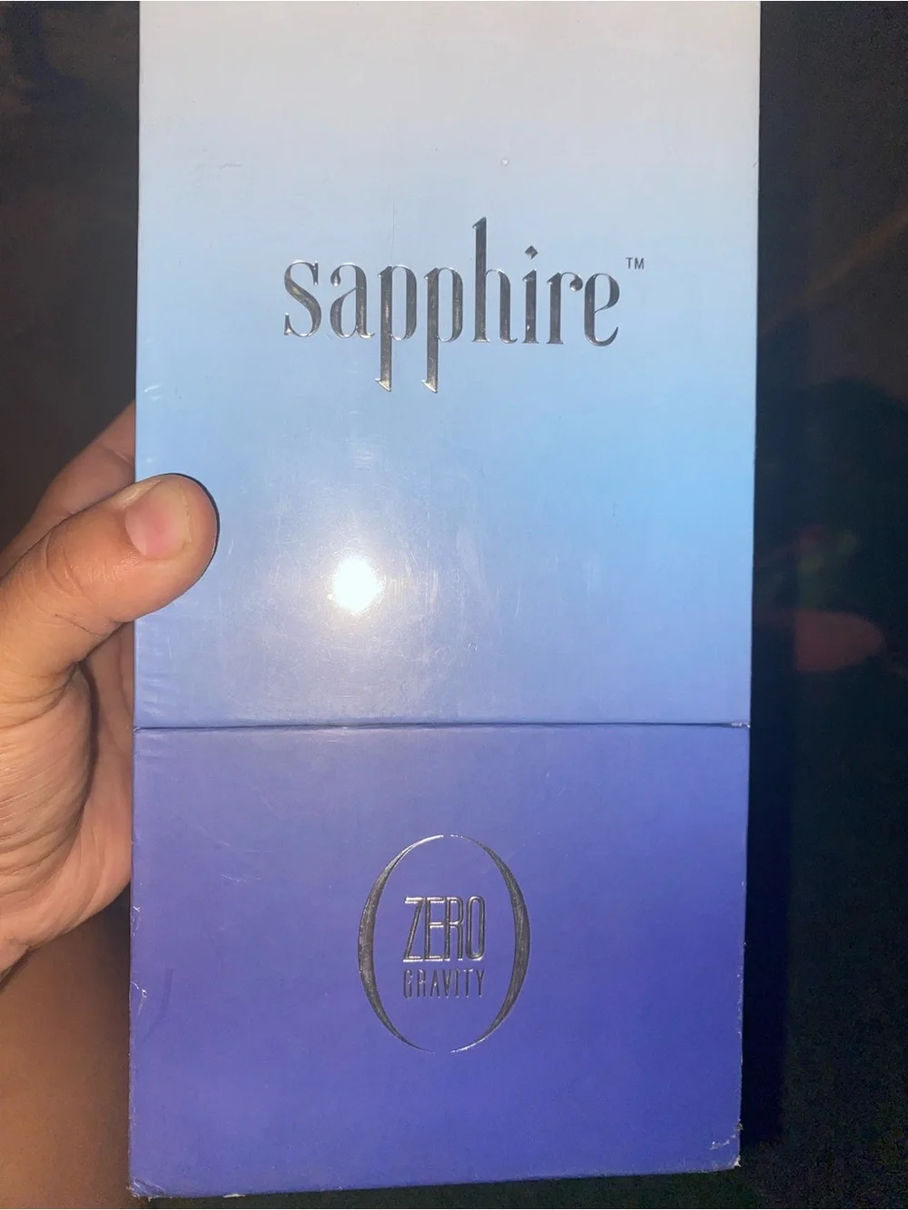 Sapphire Gradient Face Mask Case — Blue/Purple